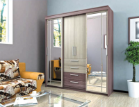 Фото  шкаф-купе хилтон 2 (2двери) производитель Браво-мебель