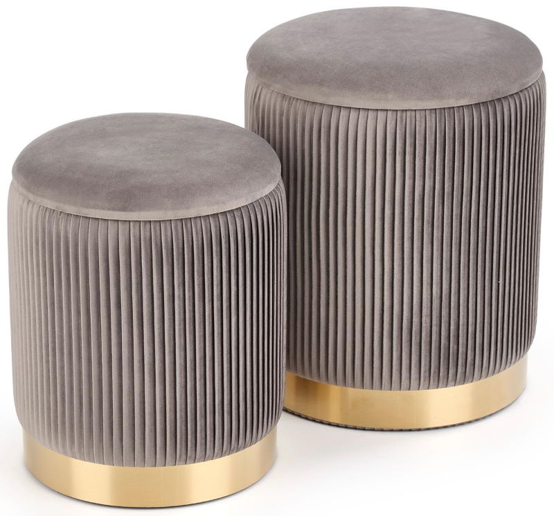 Фото Комплект Halmar Monty (2 пуфа) от производителя Halmar  в Черноморском по цене 11 440 ₽