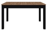 Стол обеденный Loft STO (мдф, лдсп-дуб вотан, черный (Black Red White (БРВ)) ) в Черноморском от производителя в интернет магазине Планета Комфорта Стол обеденный Loft STO (мдф, лдсп-дуб вотан, черный (Black Red White (БРВ)) ) в Черноморском от производителя