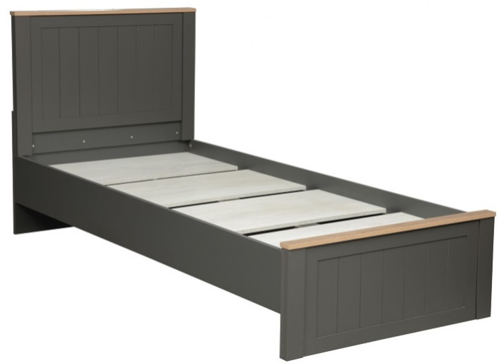 Фото Кровать односпальная Прованс 37.22 (СМ 90х200) комплектуется настилом от производителя Олмеко в Черноморском по цене 14&nbsp;860 ₽