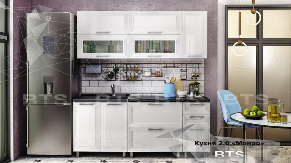 Фото Кухня Монро (2,0) от производителя БТС  в Черноморском по цене 38 040 ₽