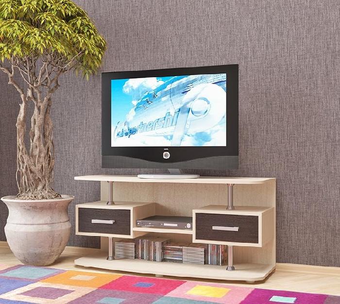 Тумба под ТВ-12 (дуб молочный, дуб венге (Пирамида) ) Тумба под ТВ-12 (дуб молочный, дуб венге (Пирамида) )