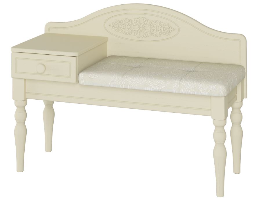 Фото Банкетка Ассоль плюс АС-41 (левая) от производителя Компасс в Черноморском по цене 17&nbsp;500 ₽