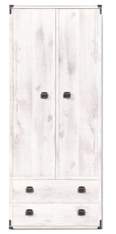 Фото Шкаф Индиана JSZFN2D2S (80) двухдверный (с полками) от производителя Black Red White (БРВ) в Черноморском по цене 28&nbsp;400 ₽