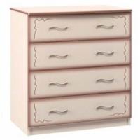 Комод Виктория  (макито-дуб молочный с патиной (Браво-мебель) ) в Черноморском от производителя 