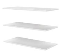 Комплект полок Грация (ЛДСП) на шкаф с витриной 2 дв. (белый  (Браво-мебель) ) в Черноморском от производителя 