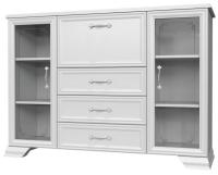 Комод Грация (бар) (белый, белый  (Браво-мебель) ) в Черноморском от производителя 