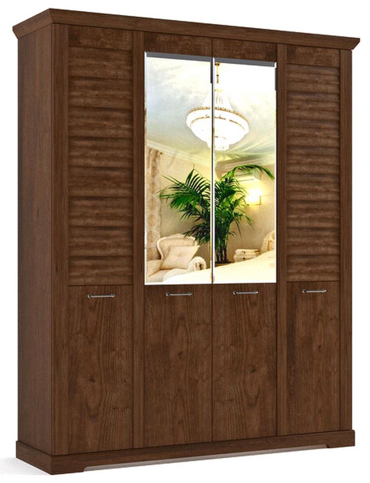 Фото Шкаф Кантри (186) четырехдверный от производителя СБК в Черноморском по цене 36&nbsp;180 ₽