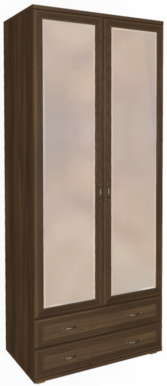 Фото Шкаф Карина ШК-1007 (90) двухдверный от производителя Лером в Черноморском по цене 36&nbsp;540 ₽