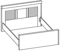 Фото dvuspalnye-krovati кровать двуспальная прованс (см 160х200) без основания производитель Ставрополь Мебель