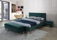 Кровать двуспальная Signal Azurro velvet (СМ 160х200) c ортопедическим основанием в интернет магазине Планета Комфорта Фото derevyannye-krovati кровать двуспальная signal azurro velvet (см 160х200) c ортопедическим основанием производитель Signal