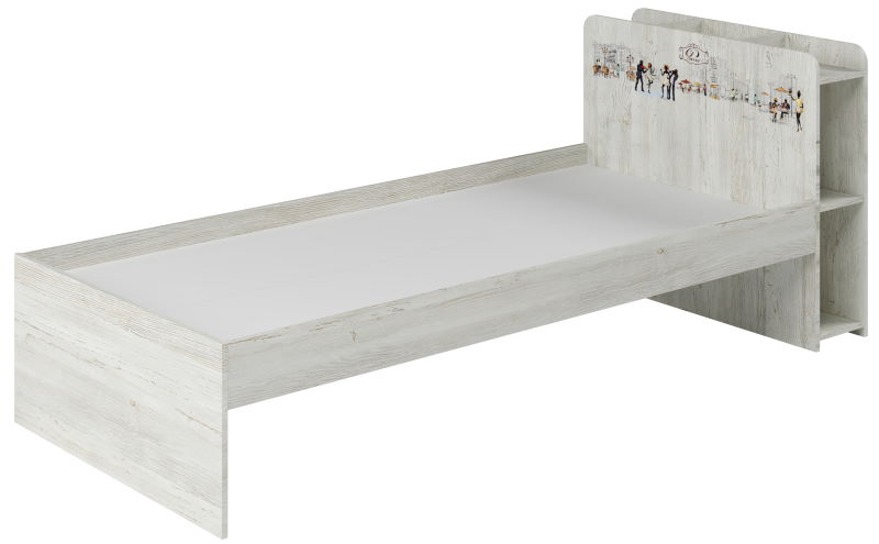 Фото Кровать односпальная Поло (СМ 90х200) с основанием от производителя Регина в Черноморском по цене 8 990 ₽