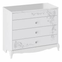 Комод Аврора ТД-268.04.01  (белый глянец (ТриЯ) ) в Черноморском от производителя 