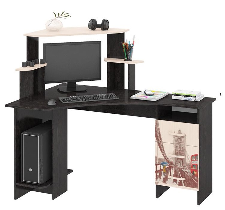 Фото Стол компьютерный Бумеранг-3Н(М) (Л) от производителя ТриЯ в Черноморском по цене 15&nbsp;410 ₽