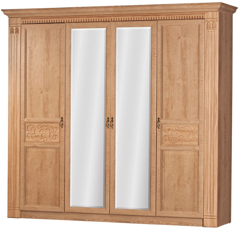 Фото Шкаф Лючия 203 (246) четырехдверный от производителя Яна в Черноморском по цене 82&nbsp;310 ₽