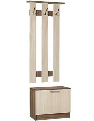 Фото Вешалка с тумбой малая Машенька от производителя Мебель Маркет в Черноморском по цене 5 530 ₽