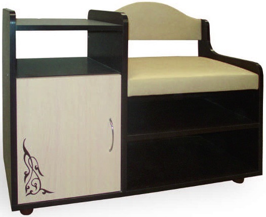 Фото Тумба универсальная для обуви ТУ-2 от производителя Комфортная мебель в Черноморском по цене 4 460 ₽