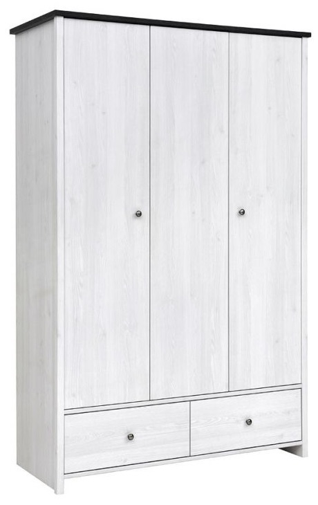 Фото Шкаф Порто SZF3D2S (129) трехдверный от производителя Black Red White (БРВ) в Черноморском по цене 30 340 ₽