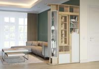 Шкаф-перегородка Венеция (дуб ривьера-рамух белый (Гранд Кволити) ) в Черноморском от производителя 