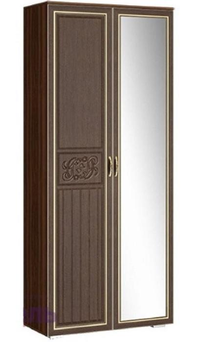 Шкаф 2-х створчатый комбинированный левый Виктория (440) (орех, ,(Мебель Маркет))