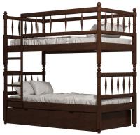 Фото derevyannye-krovati кровать двухъярусная №2 (см 80х190) с основанием производитель Фант-мебель