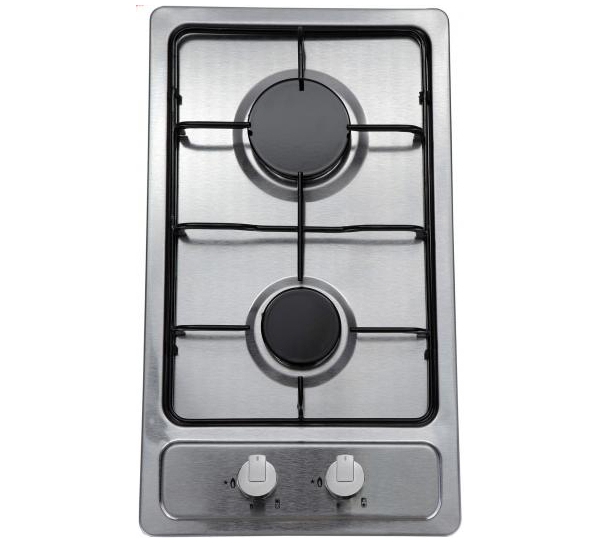 Фото Варочная поверхность газовая 2-х конф. VENTOLUX HG320 EES INOX 2 (600х520хh43) от производителя  в Черноморском по цене 9 050 ₽