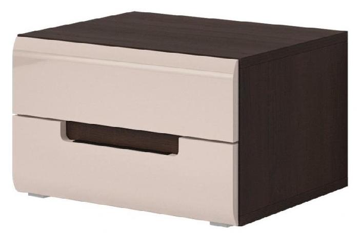 Тумба прикроватная-2S typ 22 Hektor (дуб сонома темный ламинат, серый песок глянец (Helvetia) ) Тумба прикроватная-2S typ 22 Hektor (дуб сонома темный ламинат, серый песок глянец (Helvetia) )