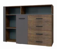 Фото  комод комбинированный куба (с приставкой) производитель Браво-мебель