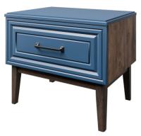 Тумба прикроватная Гориция (таксус-сапфировый, сапфировый (Браво-мебель) ) в Черноморском от производителя 