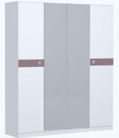 Шкаф для одежды Саманта СМ11А (дуб седан, дуб седан-кремовый,(Заречье)) в Черноморском от производителя 