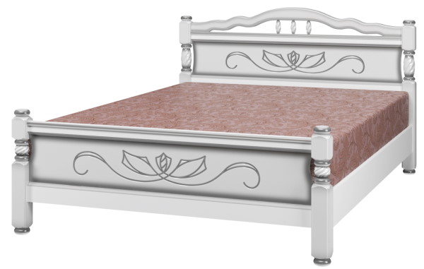 Фото Кровать односпальная Карина-5 (СМ 120х200) без основания с универсальными царгами от производителя Браво-мебель в Черноморском по цене 16&nbsp;840 ₽