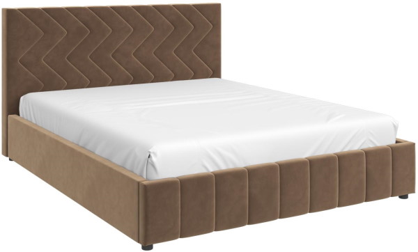 Фото Кровать двуспальная Нельсон (Зигзаг) (СМ 140х200) без основания от производителя Браво-мебель в Черноморском по цене 14 330 ₽