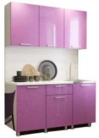 Фото kukhni-gotovye кухня блестки сирень (1,5) производитель БТС 