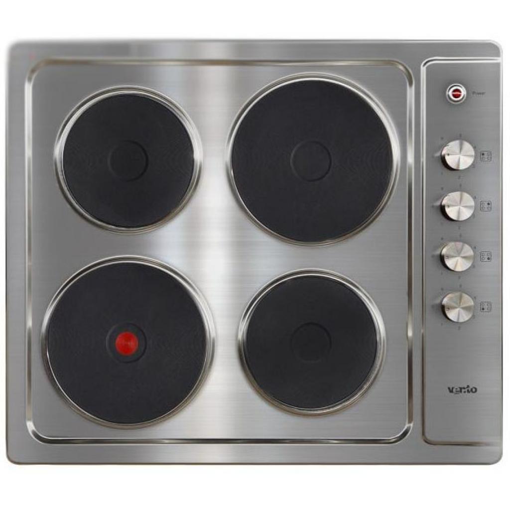 Фото Варочная поверхность электрическая 4-х конф. VENTOLUX HE604 (INOX) 1 (590х510хh30) от производителя  в Черноморском по цене 7 870 ₽