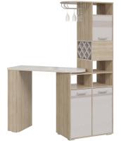 Шкаф-перегородка Барс (дуб ривьера-лен (Гранд Кволити) ) в Черноморском от производителя 