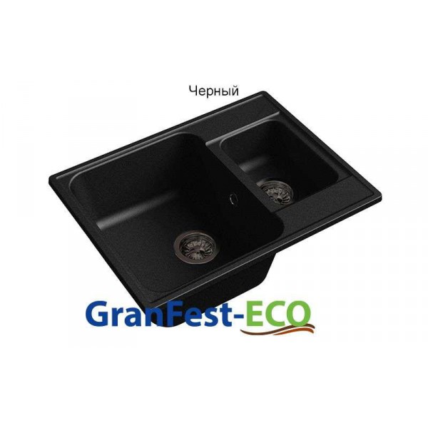 Фото Мойка Granfest eco-09 (ГР 620х480хh200) (шир.ящ.min 600) без сифона от производителя Granfest в Черноморском по цене 3 730 ₽
