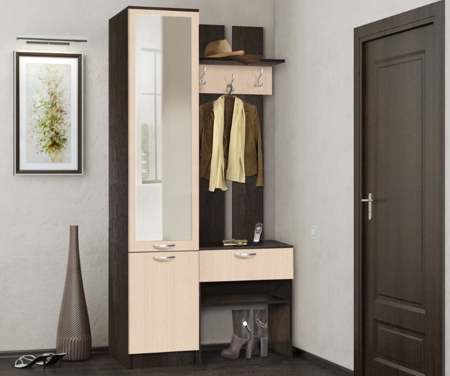 Фото Прихожая Иннэс-3 (левая) от производителя Диал в Черноморском по цене 7&nbsp;650 ₽