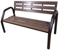 Фото  скамья дуэт (1264х640хh813) производитель Металл-Конструкция