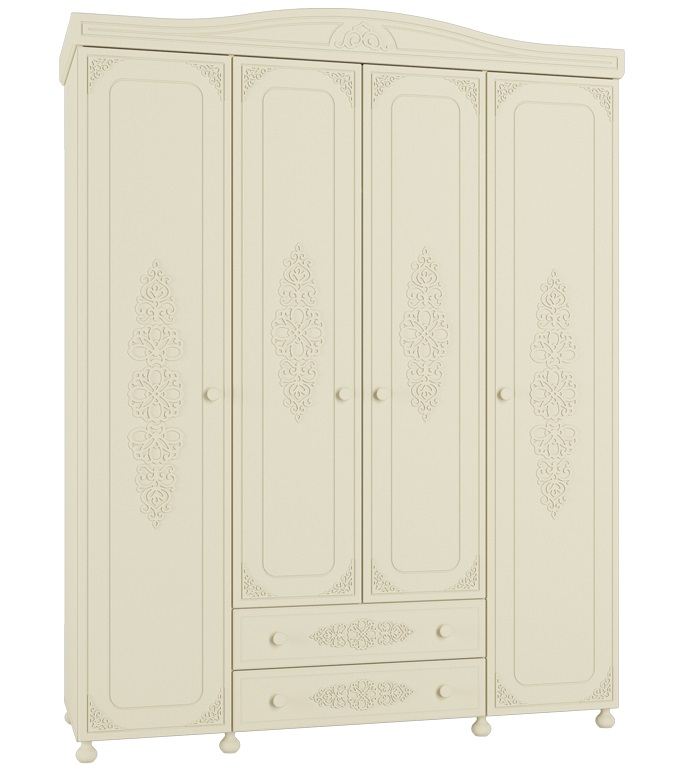 Фото Шкаф Ассоль плюс АС-28 (173) четырехдверный от производителя Компасс в Черноморском по цене 71&nbsp;310 ₽