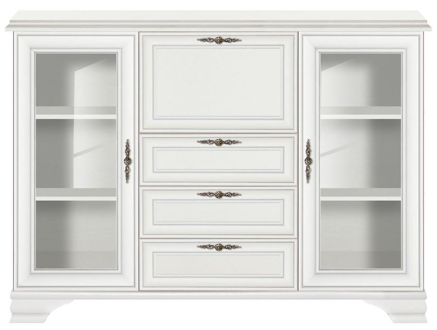 Фото Тумба Kentaki S320-KOM2W3S1B от производителя Black Red White (БРВ) в Черноморском по цене 42&nbsp;960 ₽