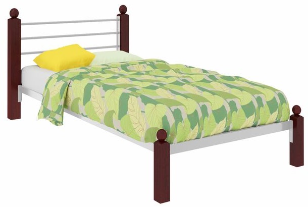 Фото Кровать односпальная Милана Lux (СМ 120х200) трубка металл от производителя Милсон в Черноморском по цене 18 110 ₽