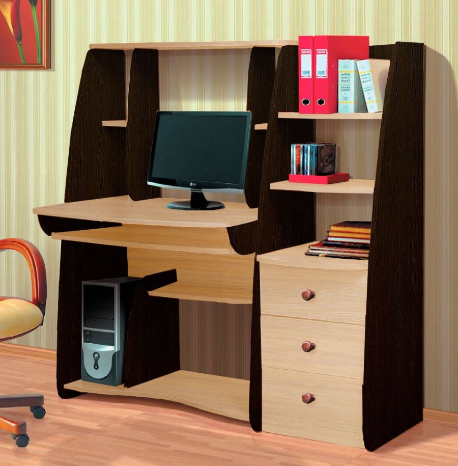 Фото Стол компьютерный СК 1  от производителя Фант-мебель в Черноморском по цене 9&nbsp;590 ₽