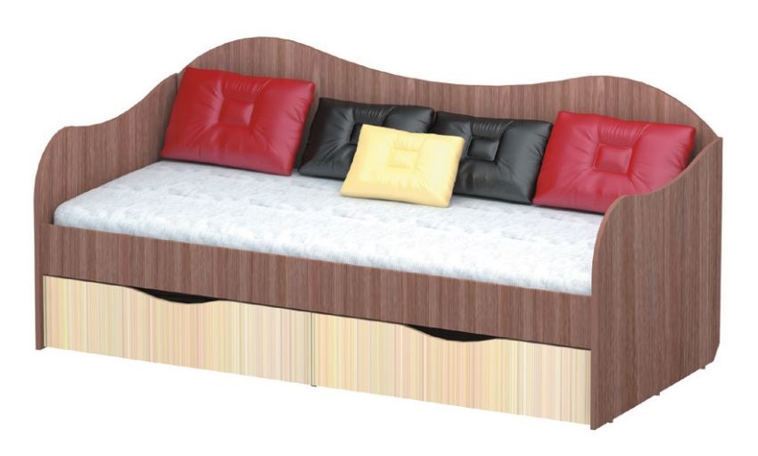 Фото Кровать односпальная Бокс (СМ 90х200) от производителя Пирамида в Черноморском по цене 11&nbsp;880 ₽