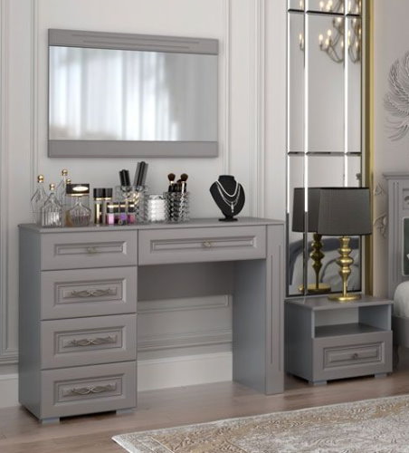 Фото Зеркало настенное Олимп с декоративными планками от производителя Браво-мебель в Черноморском по цене 4 420 ₽