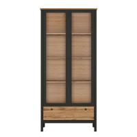 Шкаф Loft REG2W1S в интернет магазине Планета Комфорта Фото gostinaya-loft-loft шкаф loft reg2w1s производитель Black Red White (БРВ)