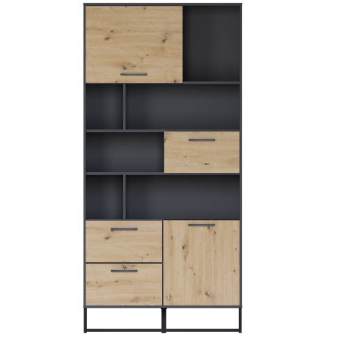Фото Шкаф Brooklyn B172-REG1D2B2S от производителя Black Red White (БРВ) в Черноморском по цене 32 270 ₽