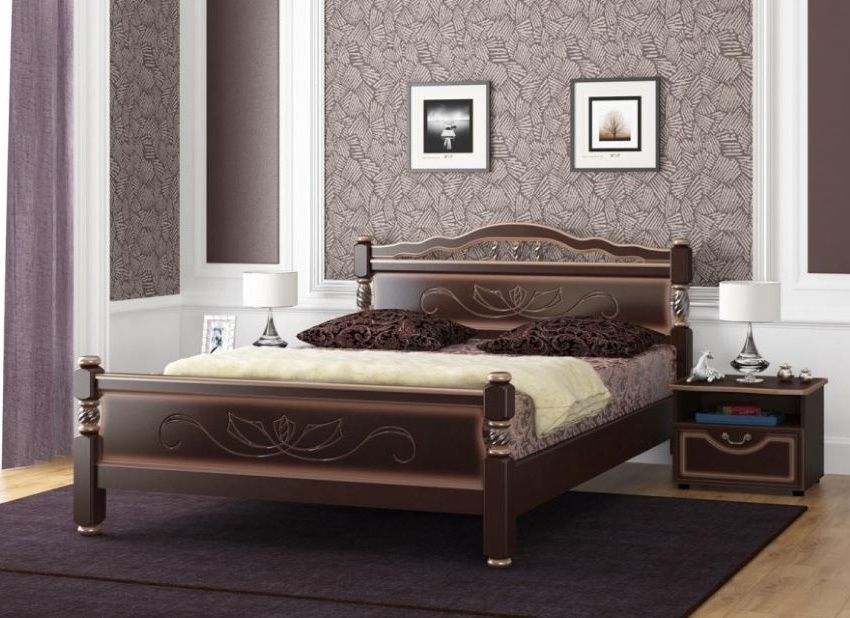 Фото Кровать односпальная Карина-5 (СМ 90х200) без основания с универсальными царгами от производителя Браво-мебель в Черноморском по цене 15 210 ₽
