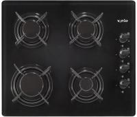 Варочная поверхность газовая 4-х конф. VENTOLUX HG640 - A1 GEE (580х500хh30)  (Материал корпуса Закалёное стекло , Цвет Черный) в Черноморском от производителя 
