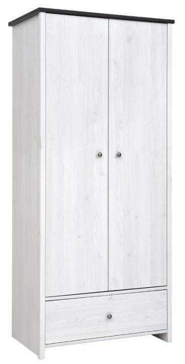 Фото Шкаф Порто SZF2D1S (89) двухдверный от производителя Black Red White (БРВ) в Черноморском по цене 20 080 ₽