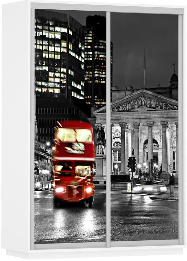 Фото Шкаф-купе Экспресс Дуо Фото (1,6х0,6х2,2 - 2 двери) от производителя Мебельная компания Е1 в Черноморском по цене 39&nbsp;840 ₽